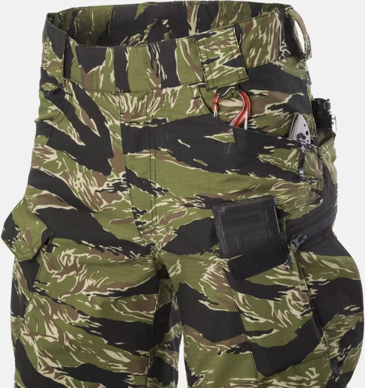 HELIKON Dlhé nohavice UTP PolyCotton Stretch RipStop - taiga green (SP-UTL-SP-09)