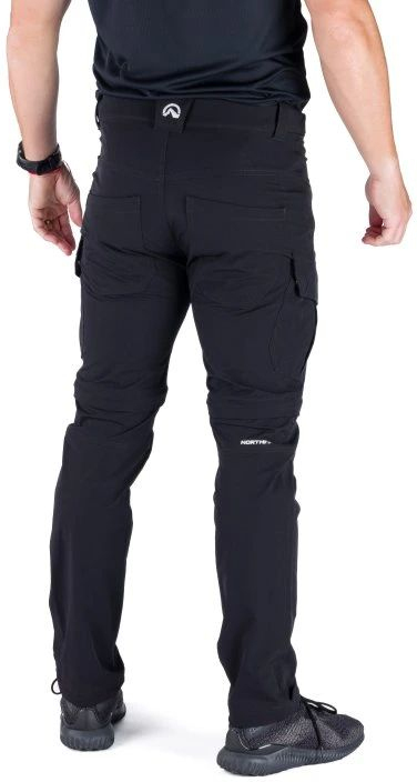 NORTHFINDER Dlhé nohavice CARUSO 2v1 - black (108245-269)