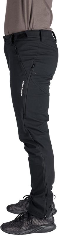 NORTHFINDER Dlhé nohavice ANATOL - black / black (108395-270)