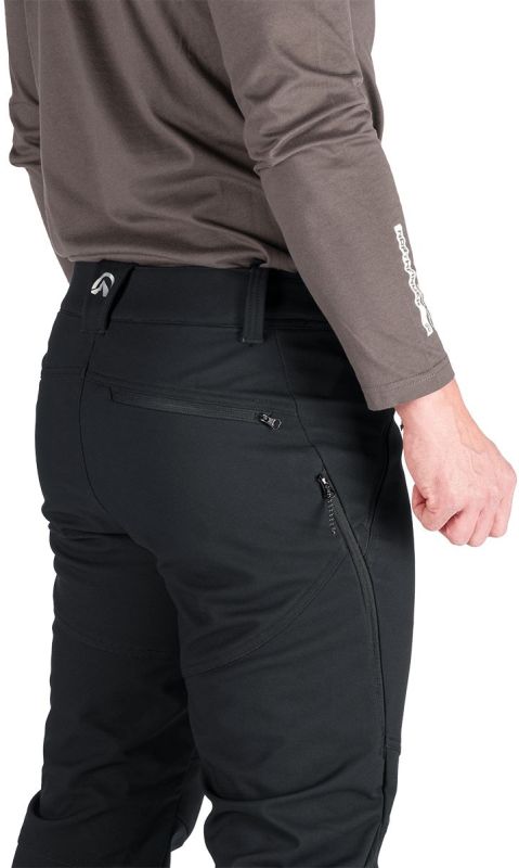 NORTHFINDER Dlhé nohavice ANATOL - black / black (108395-270)