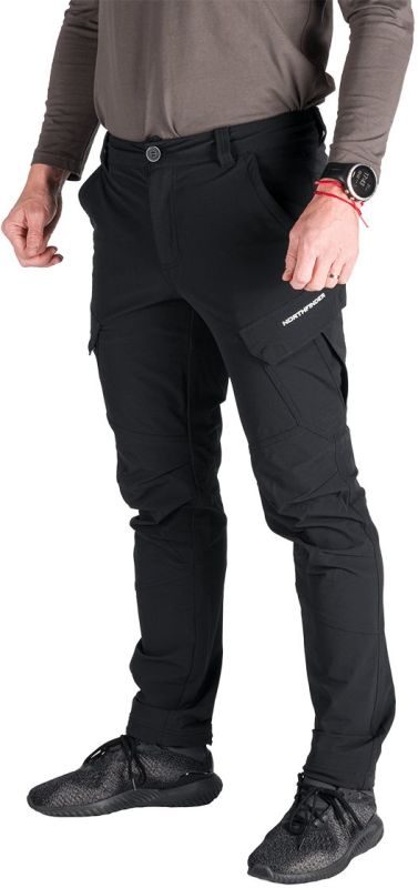 NORTHFINDER Dlhé nohavice KUBA - black / black (108401-270)