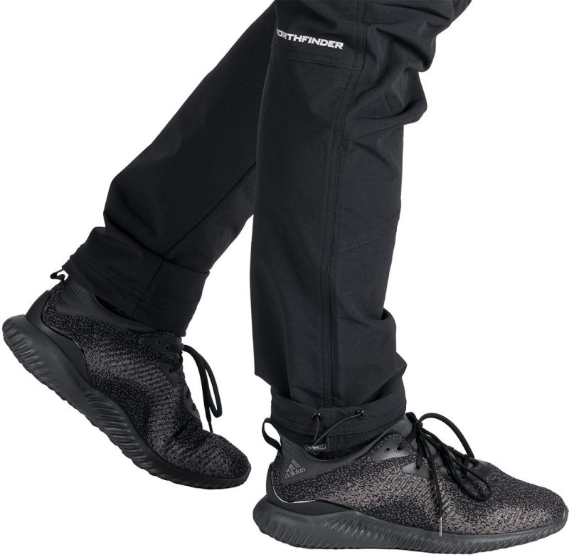 NORTHFINDER Dlhé nohavice KUBA - black / black (108401-270)