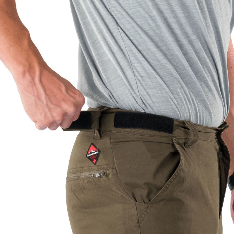 NORTHFINDER Dlhé nohavice VALENTIN - dark green (108586-300)