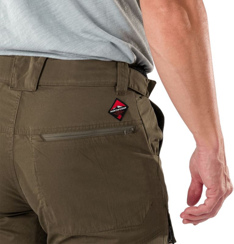 NORTHFINDER Dlhé nohavice VALENTIN - dark green (108586-300)