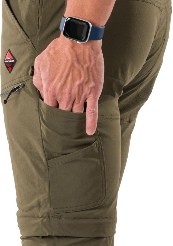 NORTHFINDER Dlhé nohavice BARTOL - dark green (108588-300)