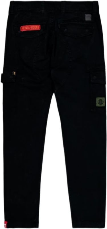 ALPHA INDUSTRIES Dlhé nohavice Petrol Patch Pant - black (178207/03)