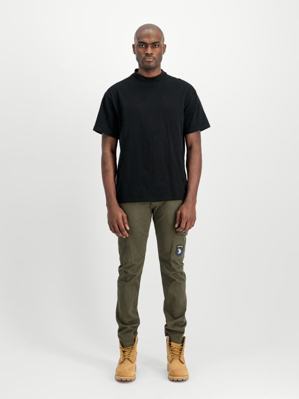 ALPHA INDUSTRIES Dlhé nohavice Petrol Patch Pant - black olive (178207/413)