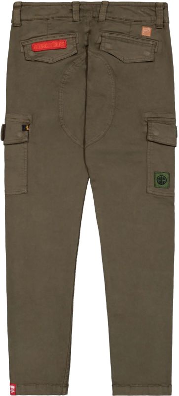 ALPHA INDUSTRIES Dlhé nohavice Petrol Patch Pant - black olive (178207/413)