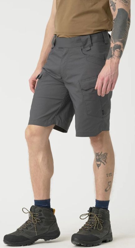 HELIKON Krátke nohavice UTS 8,5" PolyCotton Stretch Ripstop - shadow grey (SP-UTS-SP-35)