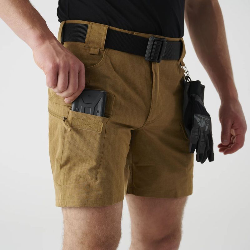 HELIKON Krátke nohavice OTS Ultra AeroTech - taiga green (SP-OTU-AT-09)