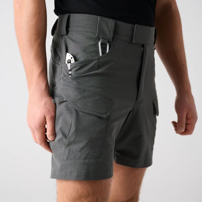 HELIKON Krátke nohavice OTS Ultra AeroTech - black (SP-OTU-AT-01)