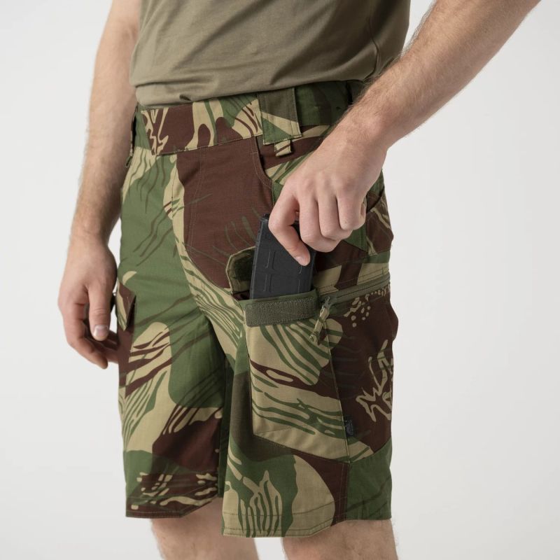 HELIKON Krátke nohavice UTS 8,5" PolyCotton Stretch Ripstop - shadow grey (SP-UTS-SP-35)