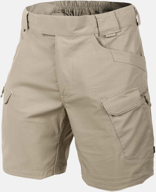 HELIKON Krátke nohavice UTS 8,5" PolyCotton Stretch Ripstop - khaki (SP-UTS-SP-13)
