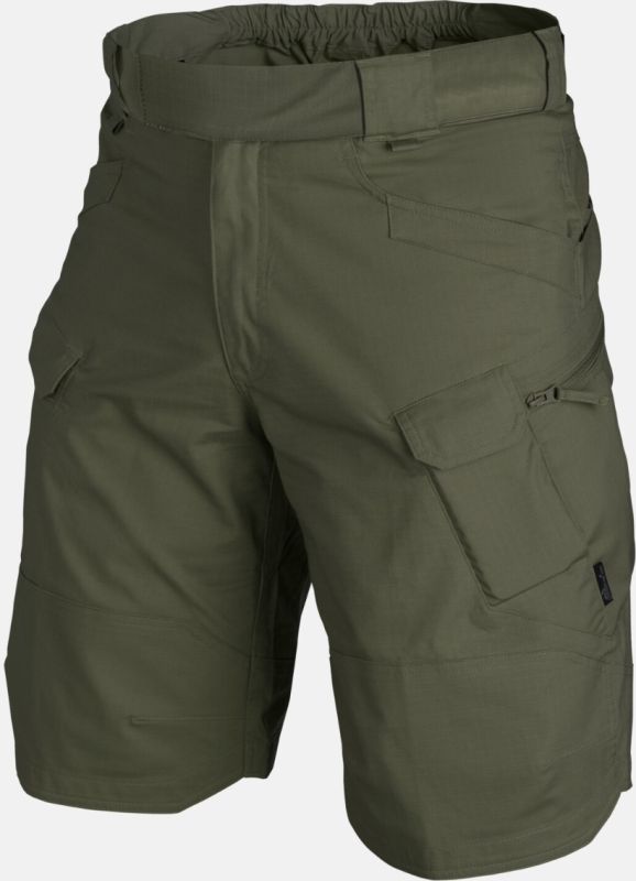 HELIKON Krátke nohavice UTS 11" PolyCotton Stretch Ripstop - olive green (SP-UTK-SP-02)