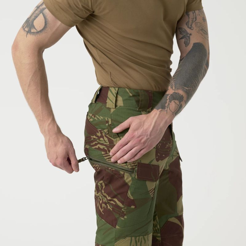 HELIKON Krátke nohavice UTS 11" PolyCotton Stretch Ripstop - shadow grey (SP-UTK-SP-35)