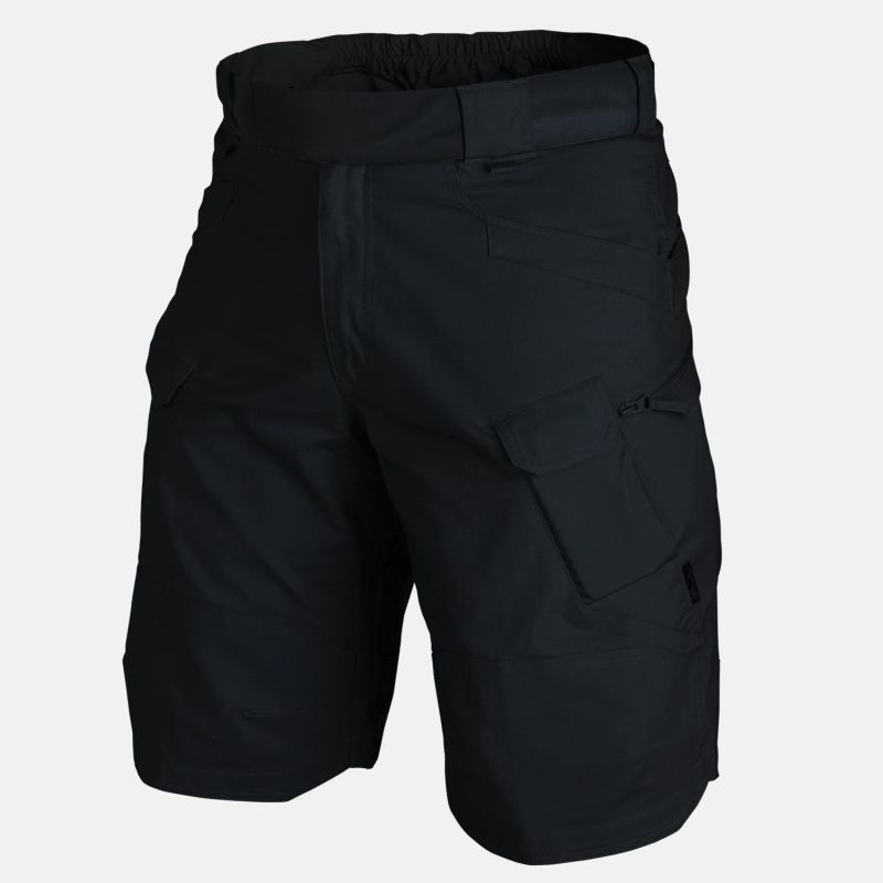 HELIKON Krátke nohavice UTS 11" PolyCotton Stretch Ripstop - black (SP-UTK-SP-01)