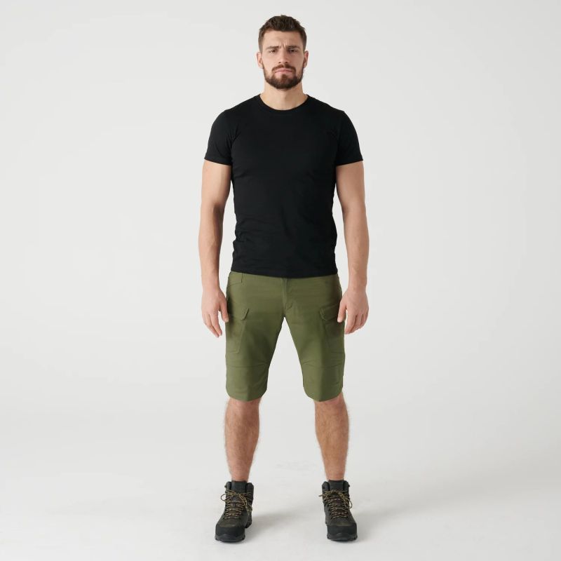 HELIKON Krátke nohavice UTS 11" PolyCotton Stretch Ripstop - khaki (SP-UTK-SP-13)