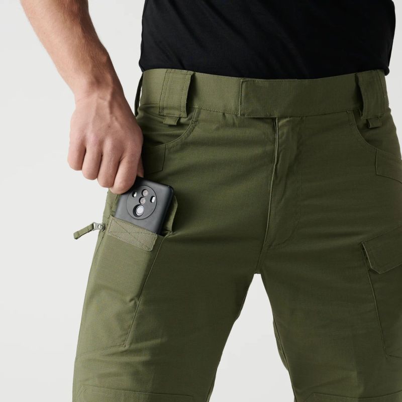 HELIKON Krátke nohavice UTS 11" PolyCotton Stretch Ripstop - khaki (SP-UTK-SP-13)