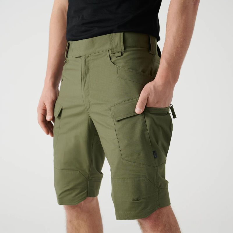 HELIKON Krátke nohavice UTS 11" PolyCotton Stretch Ripstop - khaki (SP-UTK-SP-13)