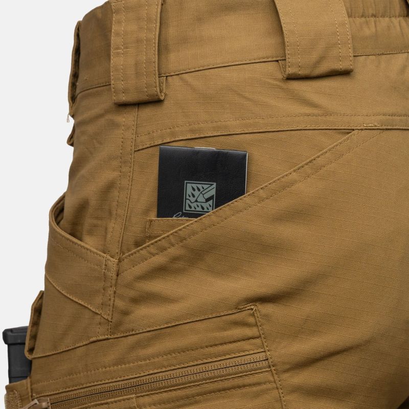 HELIKON Krátke nohavice UTS 11" PolyCotton Stretch Ripstop - khaki (SP-UTK-SP-13)