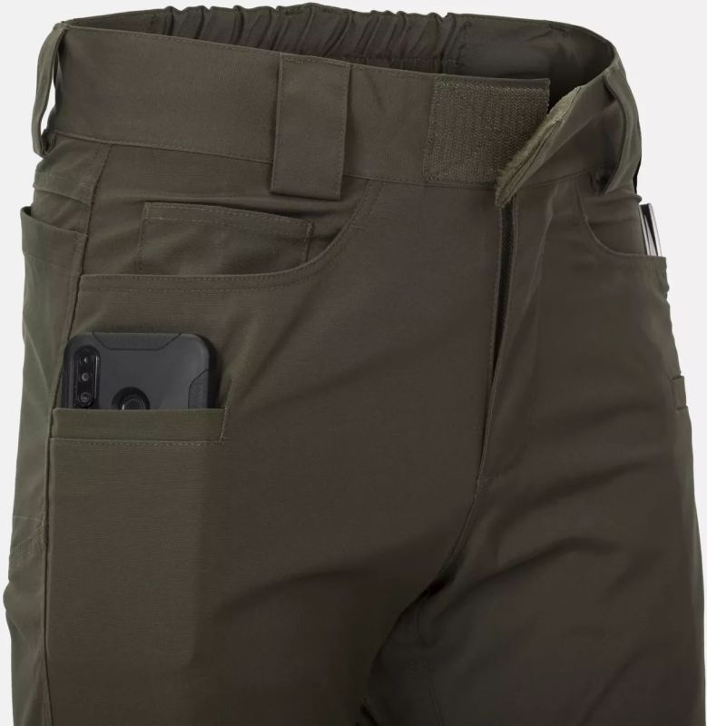 HELIKON Krátke nohavice Greyman DuraCanvas - black (SP-GTK-DC-01)