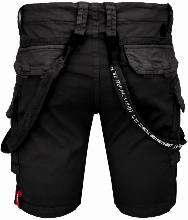 ALPHA INDUSTRIES Krátke nohavice Utility Short - black (116213/03)
