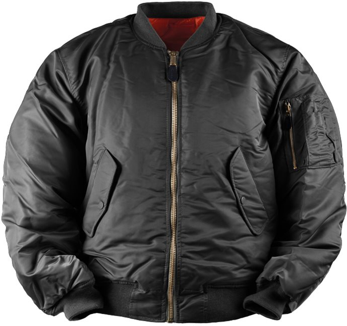 MILTEC Bunda letecká US BASIC MA1 - black (10402002)