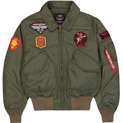 ALPHA INDUSTRIES Bunda CWU 45 P Devils Brigade - dark olive (268135/142)