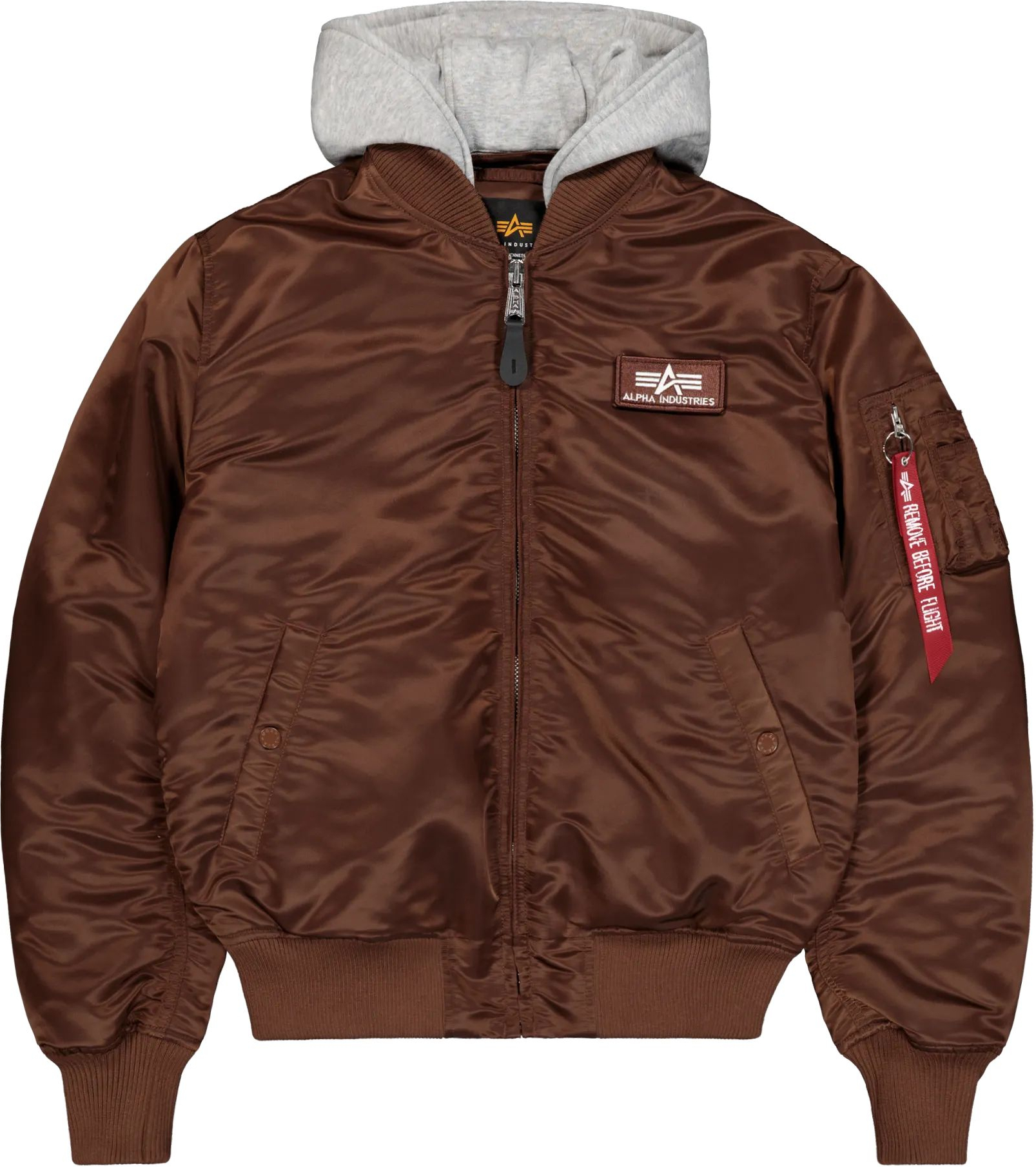 ALPHA INDUSTRIES Bunda MA-1 ZH Back Print - powder brown (128113/204)