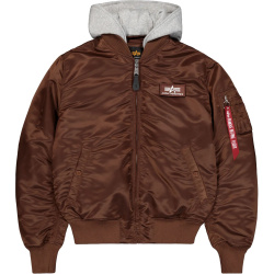ALPHA INDUSTRIES Bunda MA-1 ZH Back Print - powder brown (128113/204)