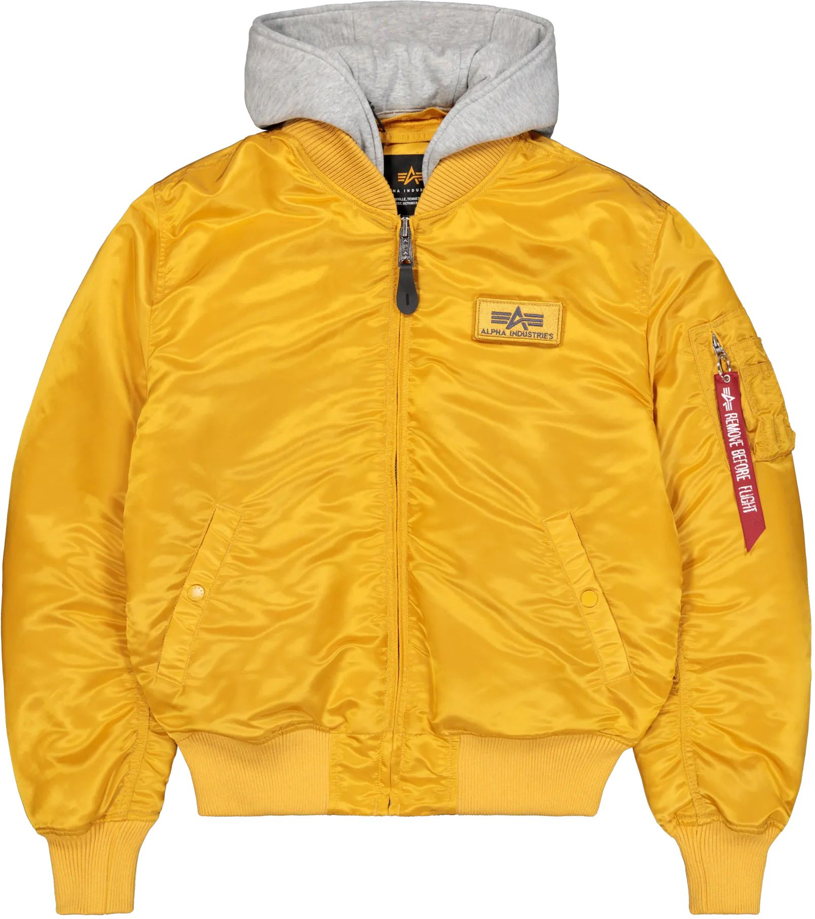 ALPHA INDUSTRIES Bunda MA-1 ZH Back Print - wheat (128113/441)