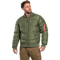 ALPHA INDUSTRIES Bunda MA-1 Logo Puffer Winter Jacket - sage green (258125/01)