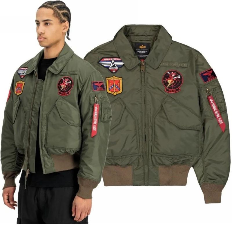 ALPHA INDUSTRIES Bunda CWU 45 P Devils Brigade - dark olive (268135/142)
