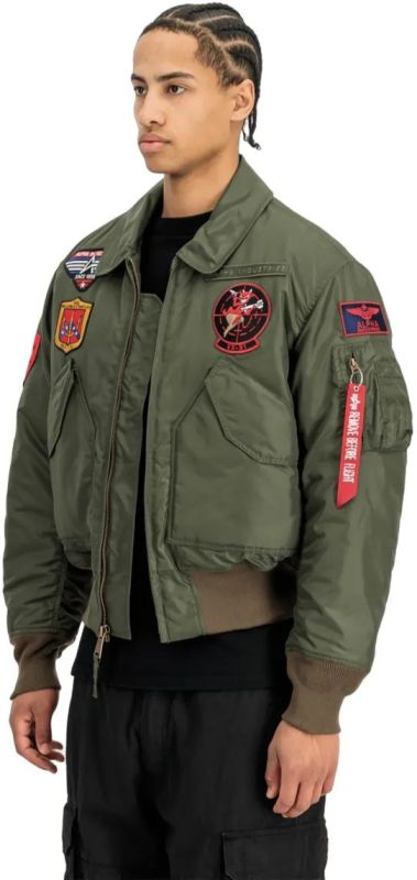 ALPHA INDUSTRIES Bunda CWU 45 P Devils Brigade - dark olive (268135/142)