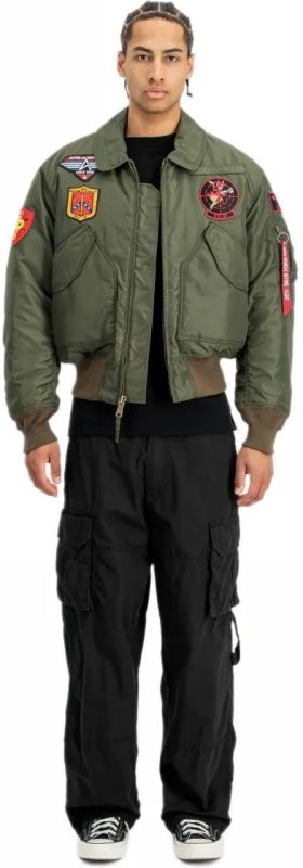ALPHA INDUSTRIES Bunda CWU 45 P Devils Brigade - dark olive (268135/142)