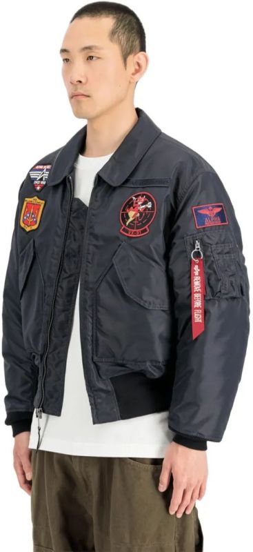 ALPHA INDUSTRIES Bunda CWU 45 P Devils Brigade - iron grey (268135/466)