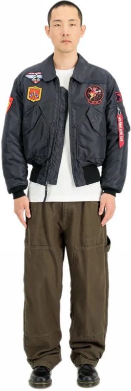 ALPHA INDUSTRIES Bunda CWU 45 P Devils Brigade - iron grey (268135/466)
