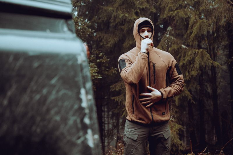 HELIKON Bunda Patriot Pro fleece - black (BL-PPF-RP-01)