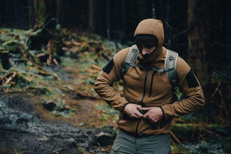 HELIKON Bunda Patriot Pro fleece - black (BL-PPF-RP-01)