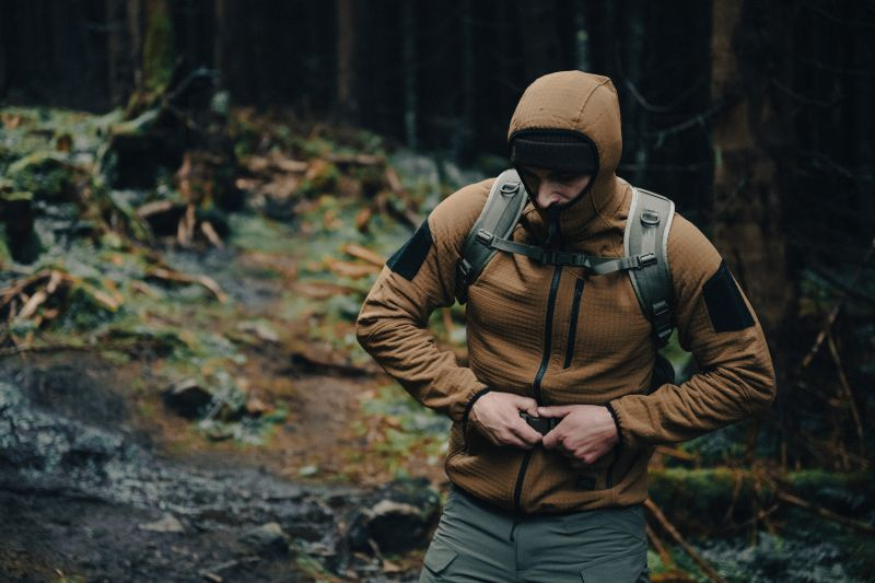 HELIKON Bunda Patriot Pro fleece - coyote (BL-PPF-RP-11)