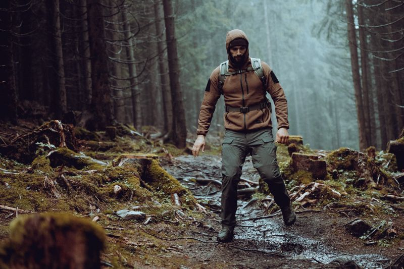 HELIKON Bunda Patriot Pro fleece - shadow grey (BL-PPF-RP-35)