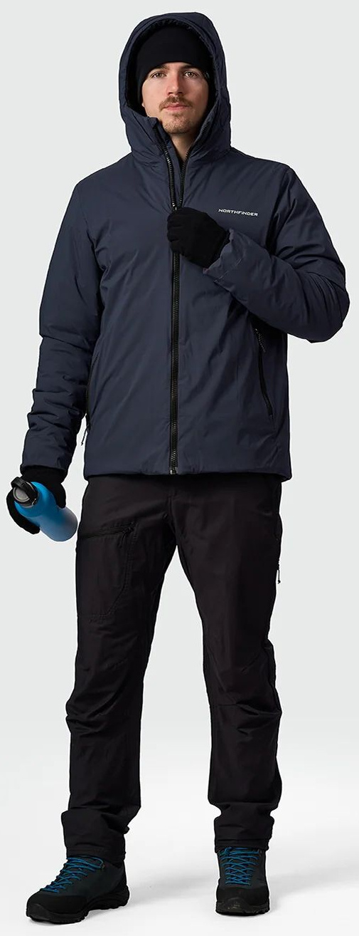 NORTHFINDER Bunda COREY 2L outdoorová zateplená - inkblue (108966-526)
