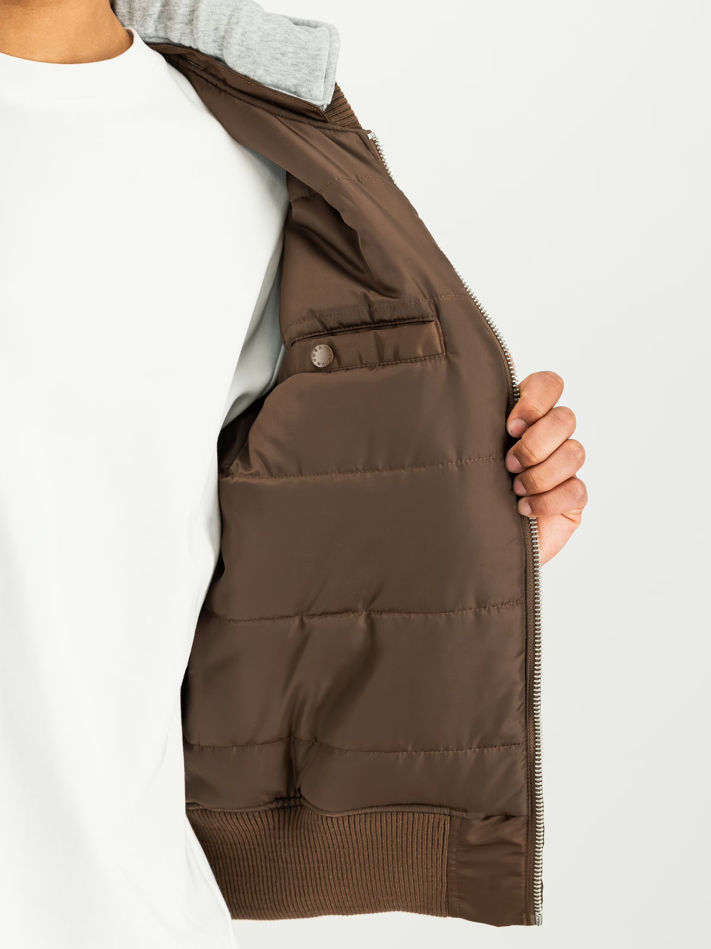 ALPHA INDUSTRIES Bunda MA-1 ZH Back Print - powder brown (128113/204)