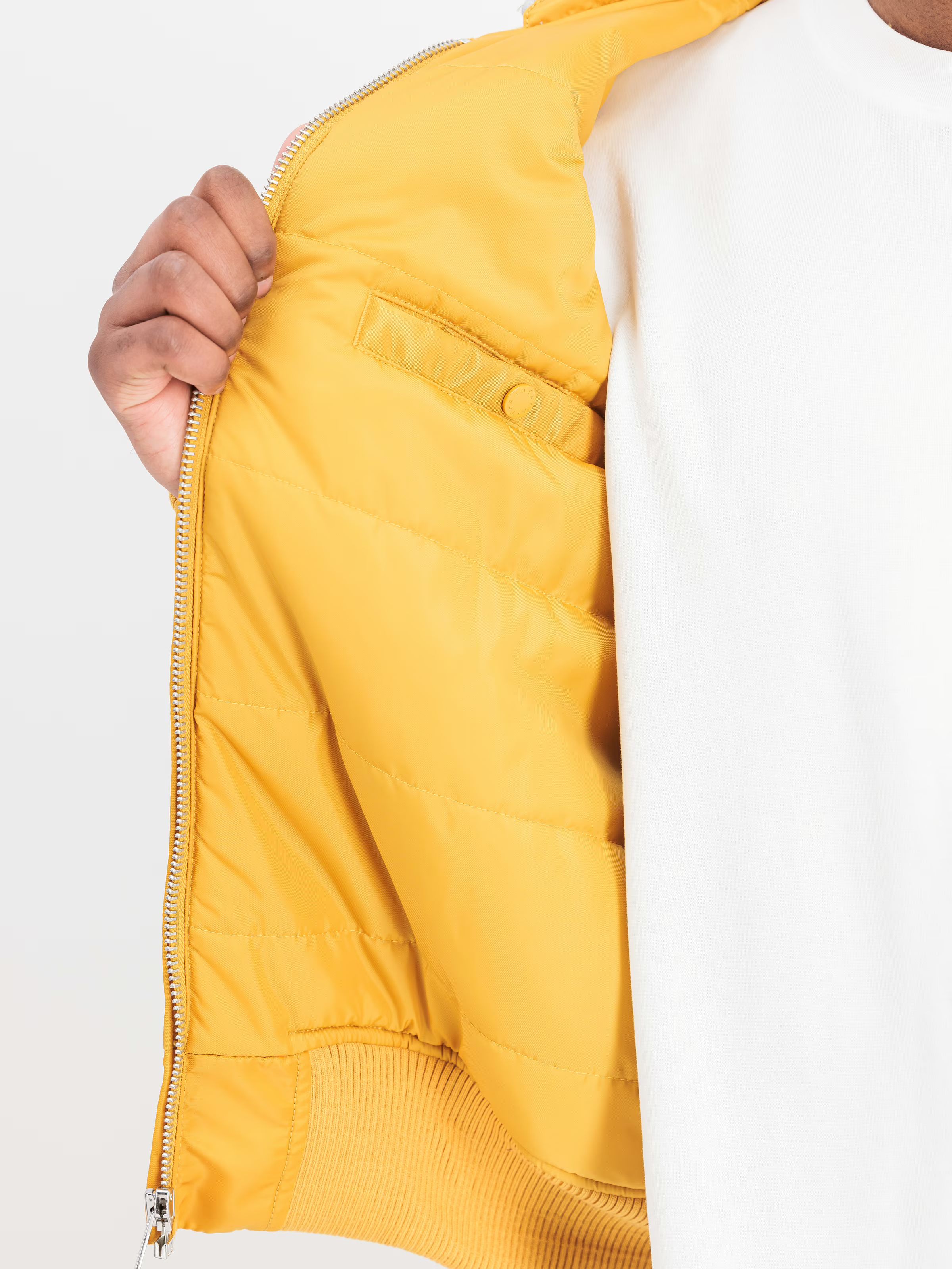 ALPHA INDUSTRIES Bunda MA-1 ZH Back Print - wheat (128113/441)