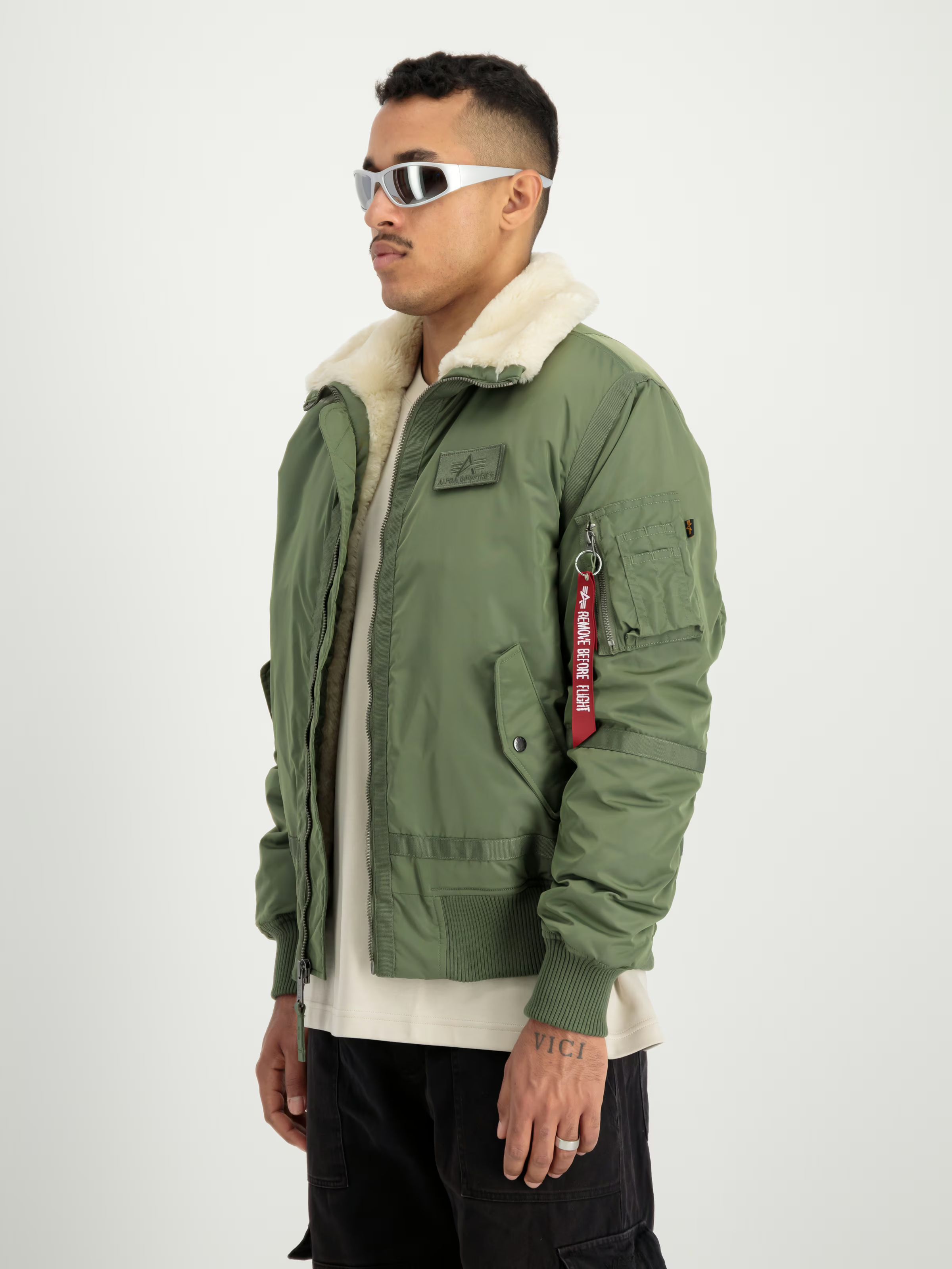 ALPHA INDUSTRIES Bunda B15-3 TT - sage green (198122/01)