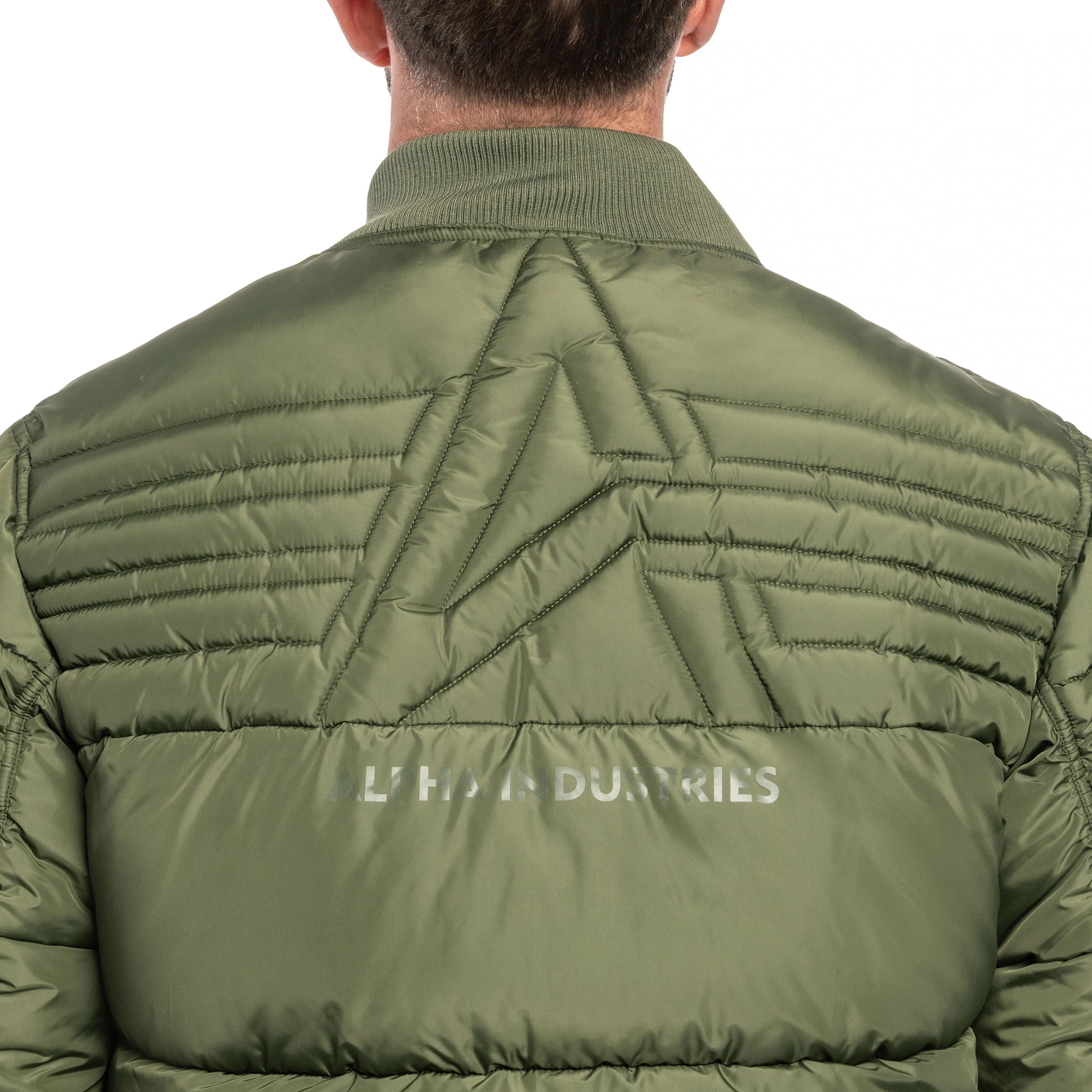 ALPHA INDUSTRIES Bunda MA-1 Logo Puffer Winter Jacket - sage green (258125/01)