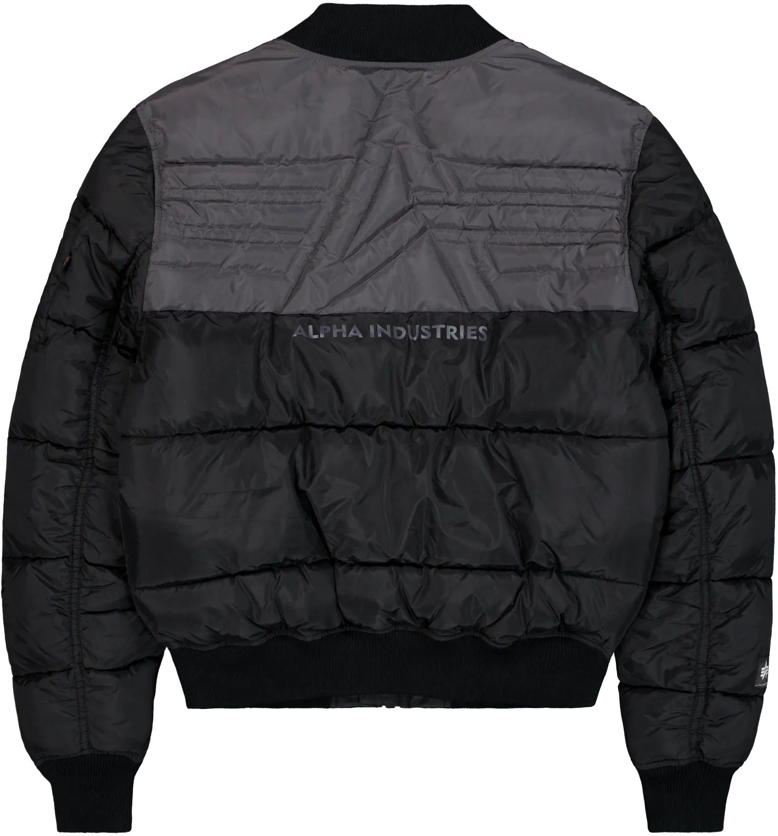 ALPHA INDUSTRIES Bunda MA-1 Logo Puffer Winter Jacket - black (258125/03)