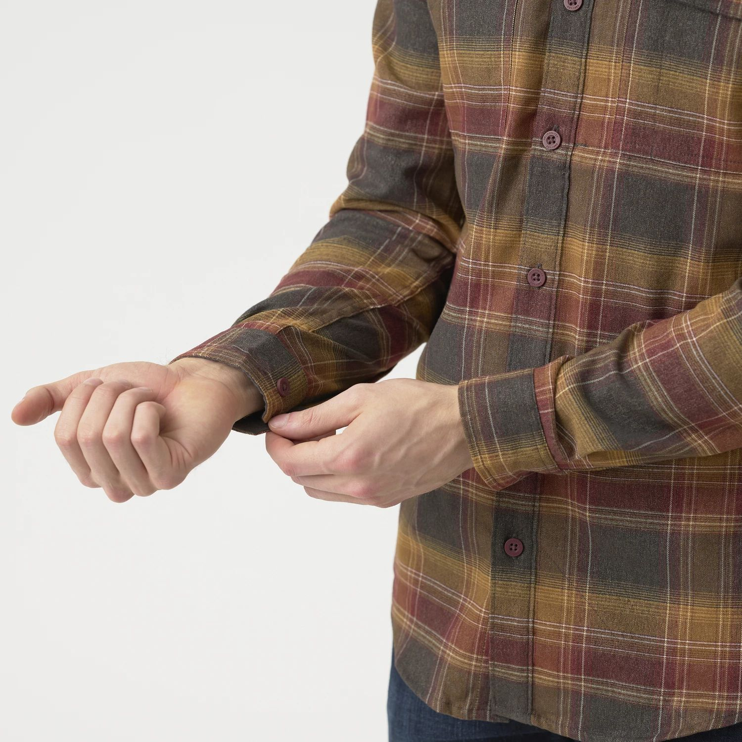 HELIKON Blúza GreyMan Shirt - old-school grey plaid (KO-GMN-PN-2J)