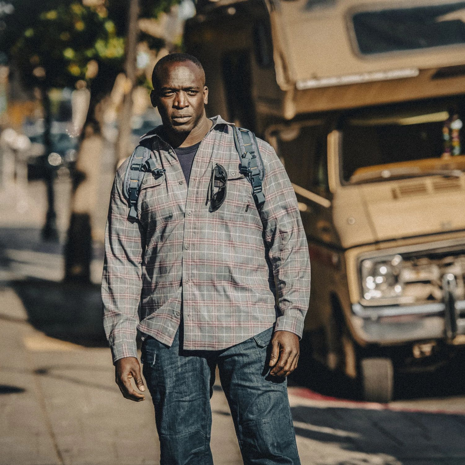 HELIKON Blúza GreyMan Shirt - old-school grey plaid (KO-GMN-PN-2J)