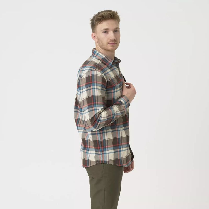 HELIKON Blúza GreyMan Shirt - true grey checkered (KO-GMN-NS-PW)